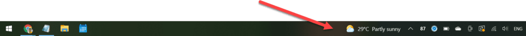 Remove Weather from Taskbar Easily - Windows 10 1 Taskbar windows 10 news and interests